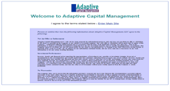 Desktop Screenshot of adaptivecapitalmanagement.com