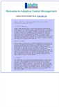 Mobile Screenshot of adaptivecapitalmanagement.com