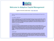 Tablet Screenshot of adaptivecapitalmanagement.com